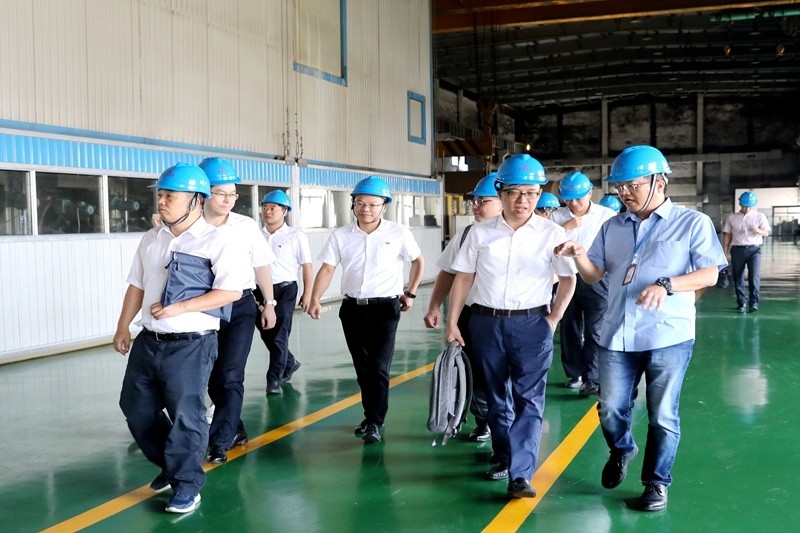 2020年9月8日,时任商务部亚洲司副司长杨伟群、马来西亚驻华使馆公使施志光莅临亿万28官网对马来西亚项目进行调研