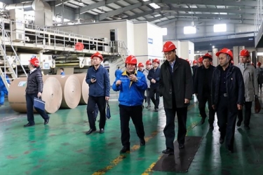 国家邮政局赵民一行莅临亿万28官网调研快递包装绿色治理试点工作