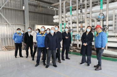 2022年12月15日，时任浙江省发展改革委党组成员、副主任吴红梅莅临亿万28官网调研企业用能、节能工作