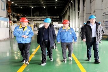 2024年 1月30日，浙江省经信厅机关党委二级巡视员孙自强莅临亿万28官网开展岁末年初安全生产督导